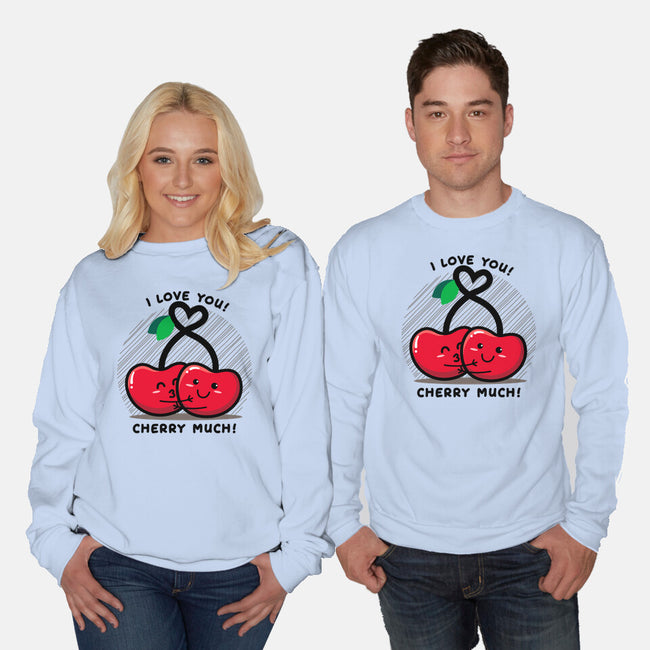 Cherry Much-unisex crew neck sweatshirt-bloomgrace28