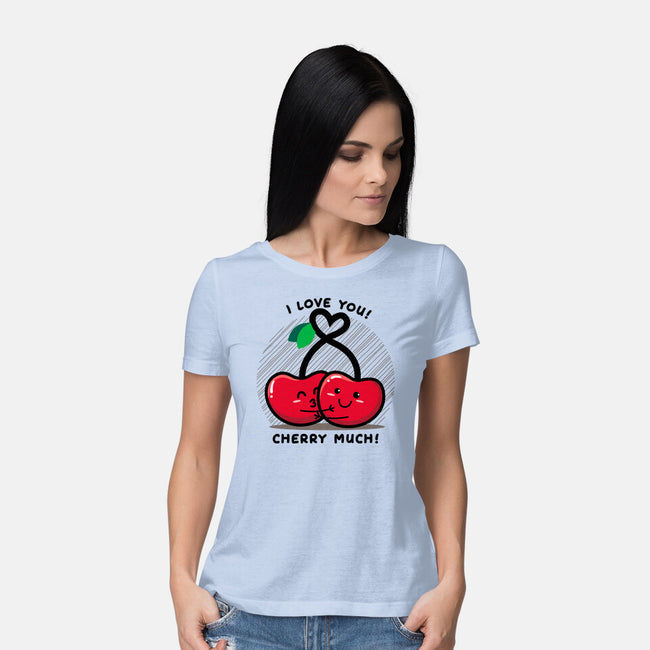Cherry Much-womens basic tee-bloomgrace28