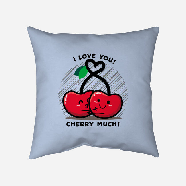 Cherry Much-none removable cover w insert throw pillow-bloomgrace28