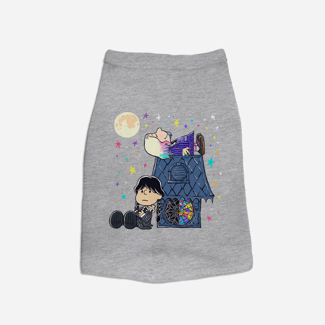 Ophelia-Nuts-dog basic pet tank-yellovvjumpsuit
