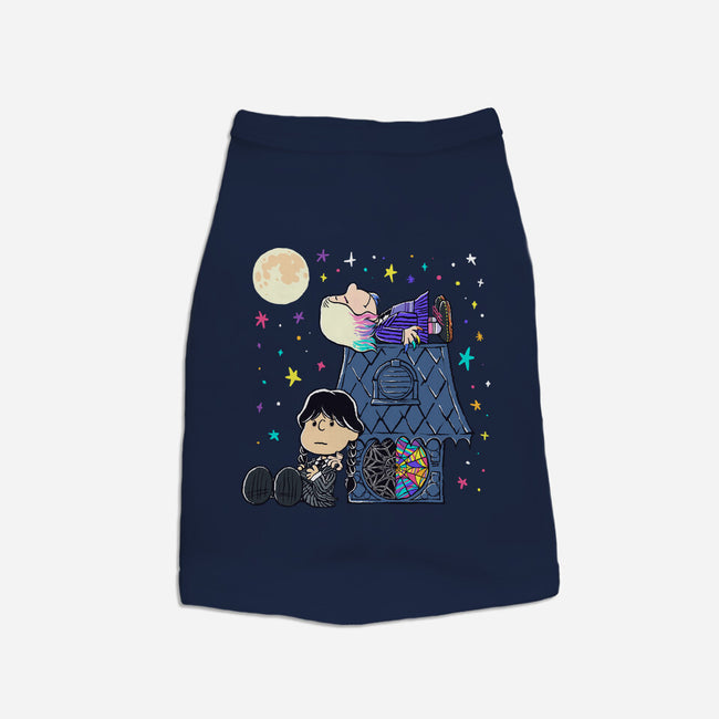 Ophelia-Nuts-dog basic pet tank-yellovvjumpsuit