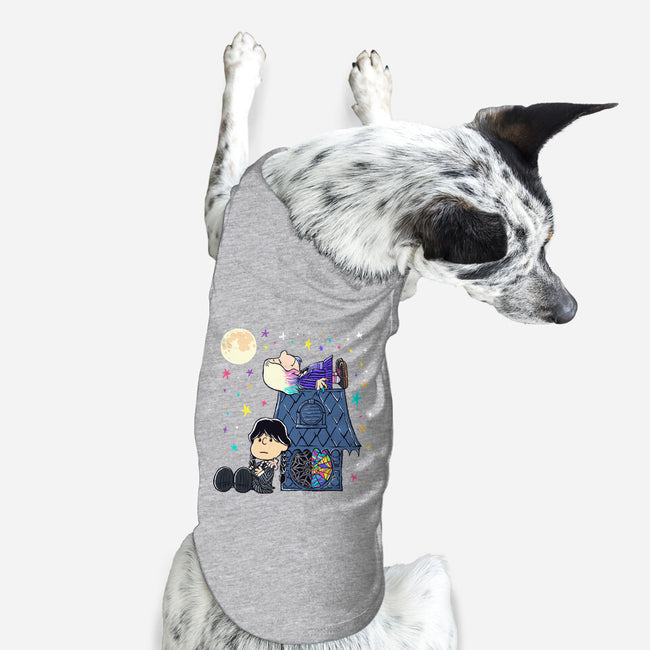 Ophelia-Nuts-dog basic pet tank-yellovvjumpsuit