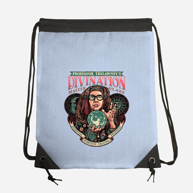 Professor Of Divination-none drawstring bag-glitchygorilla