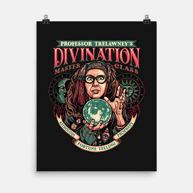 Professor Of Divination-none matte poster-glitchygorilla