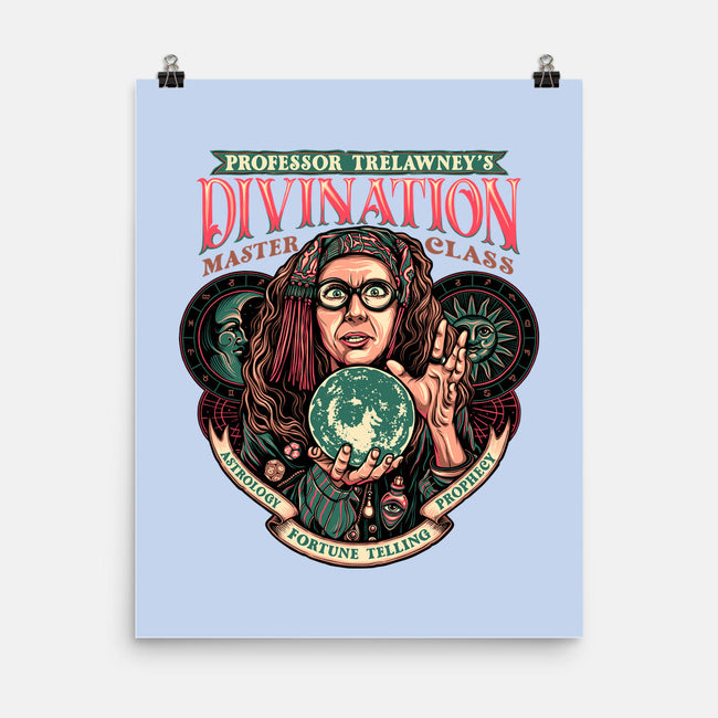 Professor Of Divination-none matte poster-glitchygorilla
