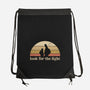 Look For It-none drawstring bag-retrodivision