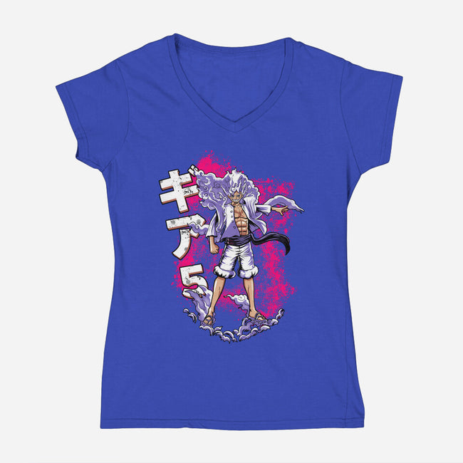 The Ultimate King Of Pirates-womens v-neck tee-Diego Oliver