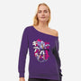 The Ultimate King Of Pirates-womens off shoulder sweatshirt-Diego Oliver