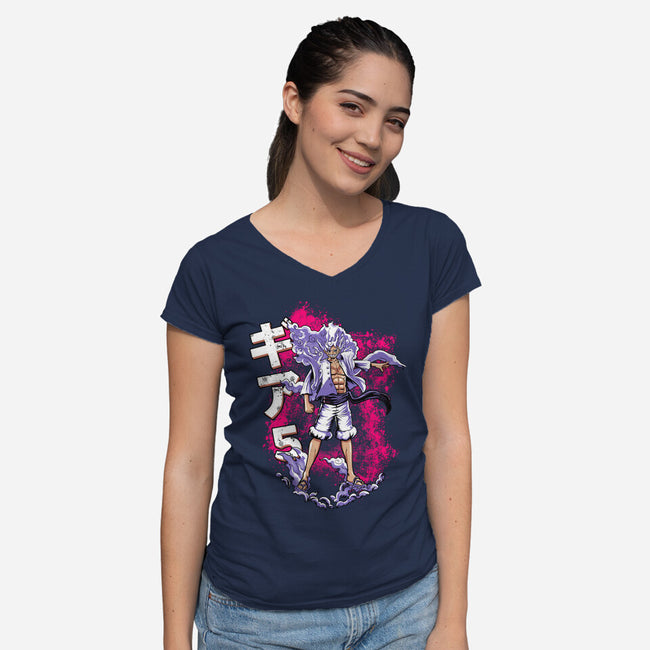 The Ultimate King Of Pirates-womens v-neck tee-Diego Oliver