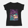 Cut Them All-womens v-neck tee-1Wing
