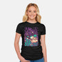Cut Them All-womens fitted tee-1Wing