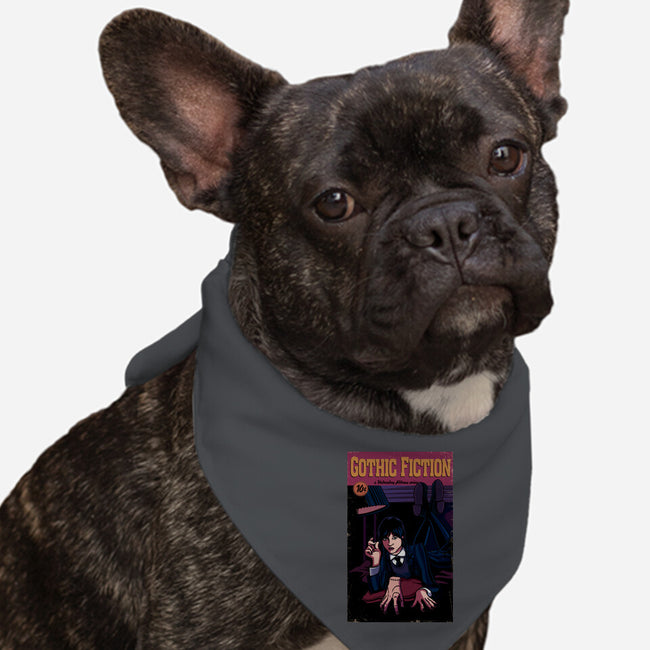 Gothic Fiction-dog bandana pet collar-jasesa