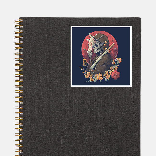 Oriental Death-none glossy sticker-eduely