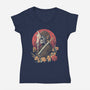 Oriental Death-womens v-neck tee-eduely