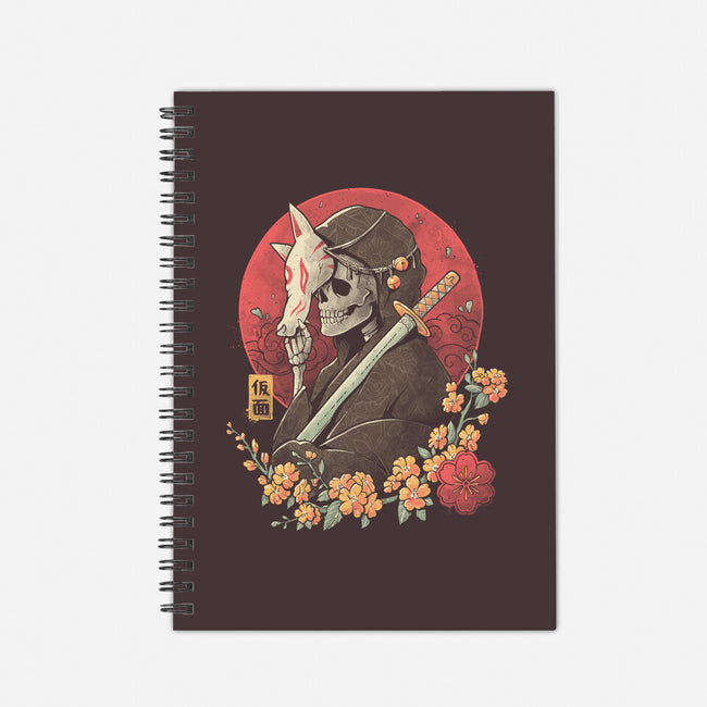 Oriental Death-none dot grid notebook-eduely
