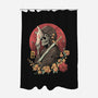 Oriental Death-none polyester shower curtain-eduely