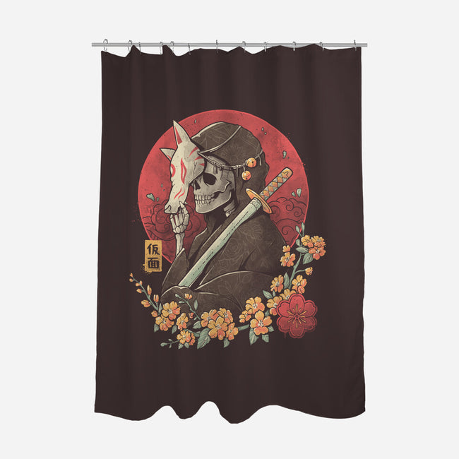 Oriental Death-none polyester shower curtain-eduely