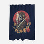 Oriental Death-none polyester shower curtain-eduely