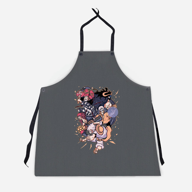 One Piece Adventure-unisex kitchen apron-Owlcreation
