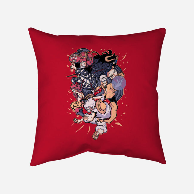 One Piece Adventure-none removable cover throw pillow-Owlcreation