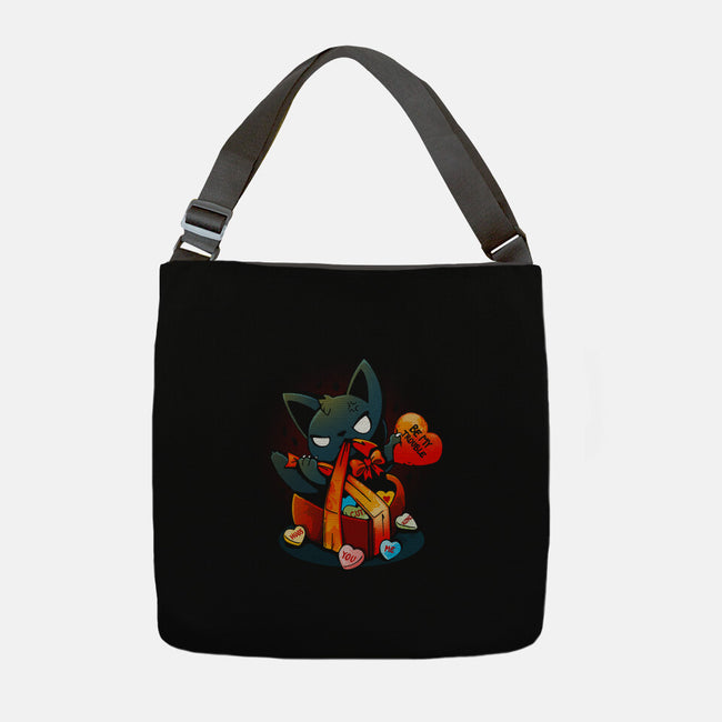 Be My Trouble-none adjustable tote bag-Vallina84