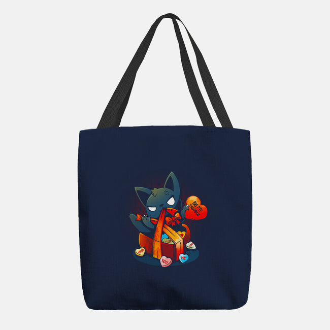 Be My Trouble-none basic tote bag-Vallina84