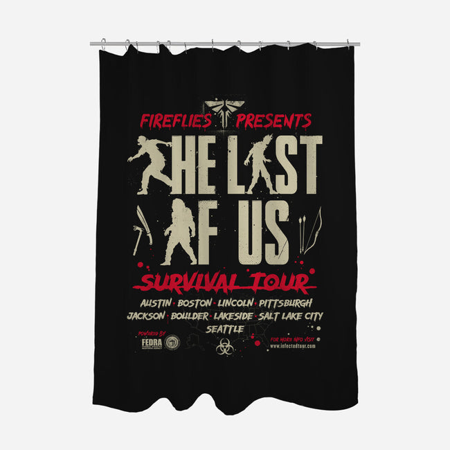 Infected Tour-none polyester shower curtain-Getsousa!