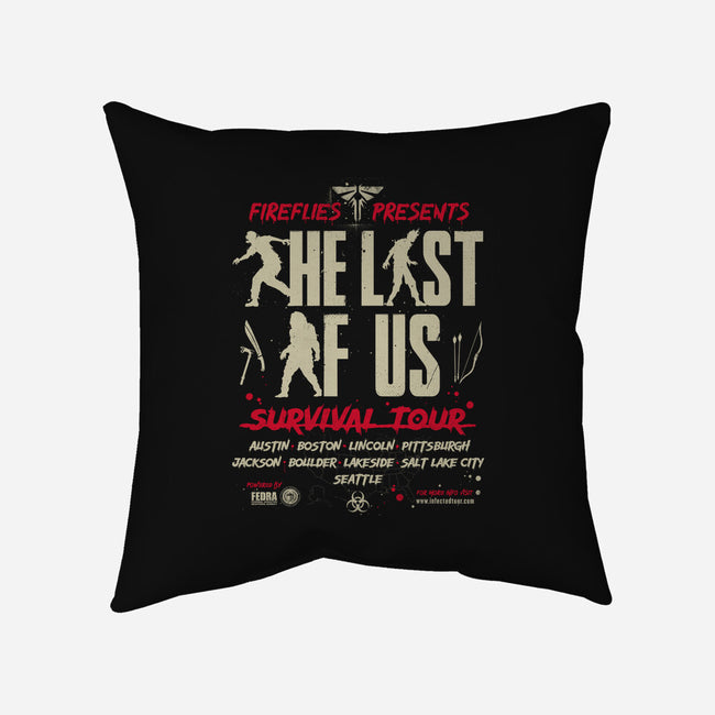 Infected Tour-none removable cover w insert throw pillow-Getsousa!