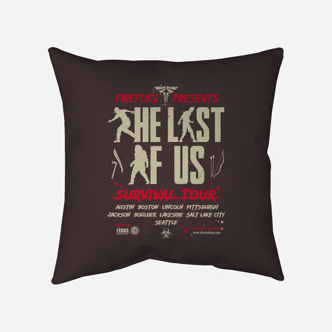 Infected Tour-none removable cover w insert throw pillow-Getsousa!