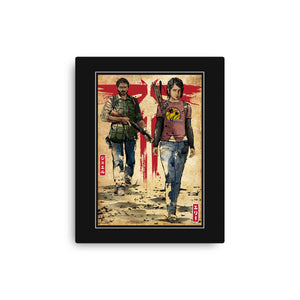 Joel And Ellie Woodblock