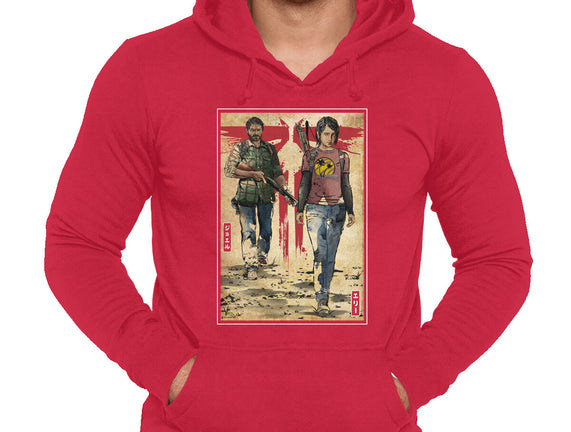 Joel And Ellie Woodblock