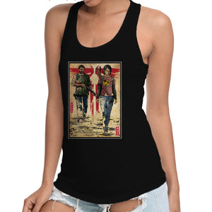 Joel And Ellie Woodblock