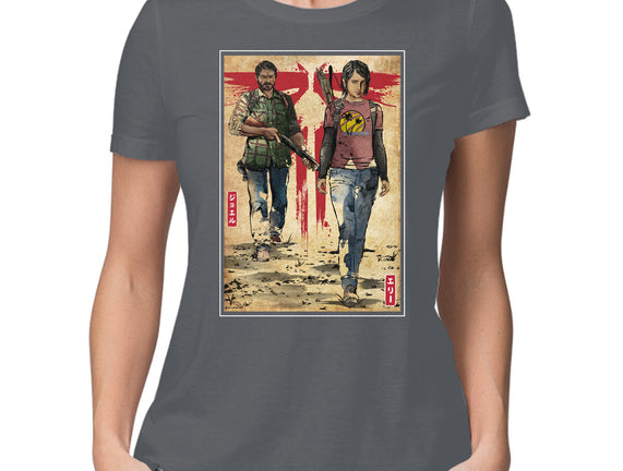 Joel And Ellie Woodblock