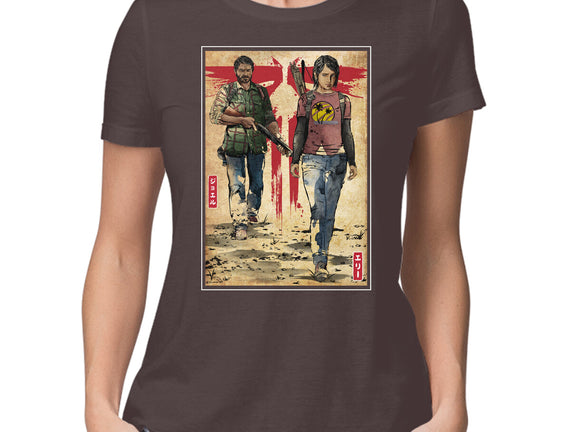 Joel And Ellie Woodblock