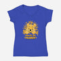 You're My Hunny-womens v-neck tee-erion_designs