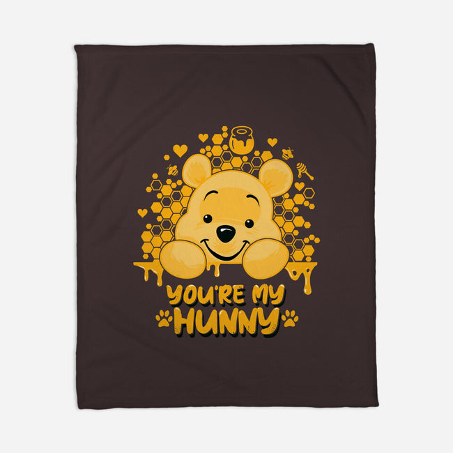 You're My Hunny-none fleece blanket-erion_designs