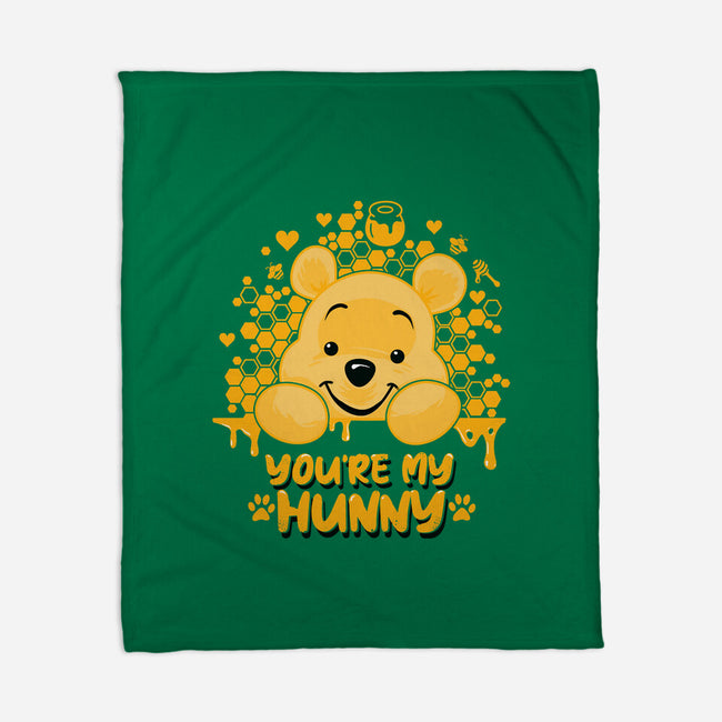 You're My Hunny-none fleece blanket-erion_designs