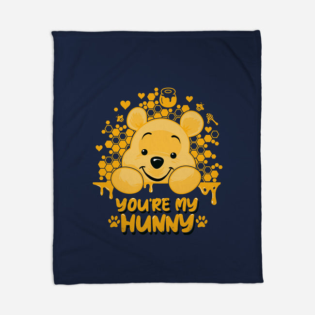 You're My Hunny-none fleece blanket-erion_designs