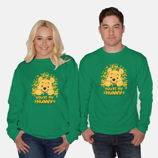 You're My Hunny-unisex crew neck sweatshirt-erion_designs