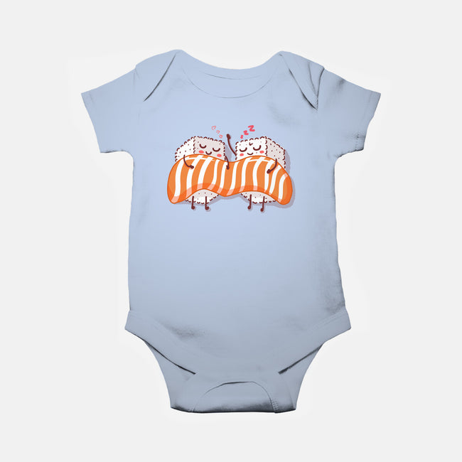 Sushi Lovers-baby basic onesie-erion_designs