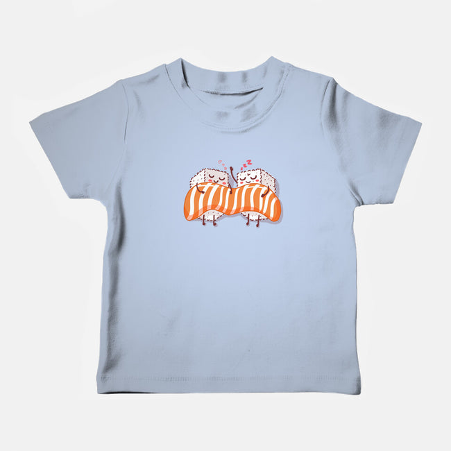 Sushi Lovers-baby basic tee-erion_designs