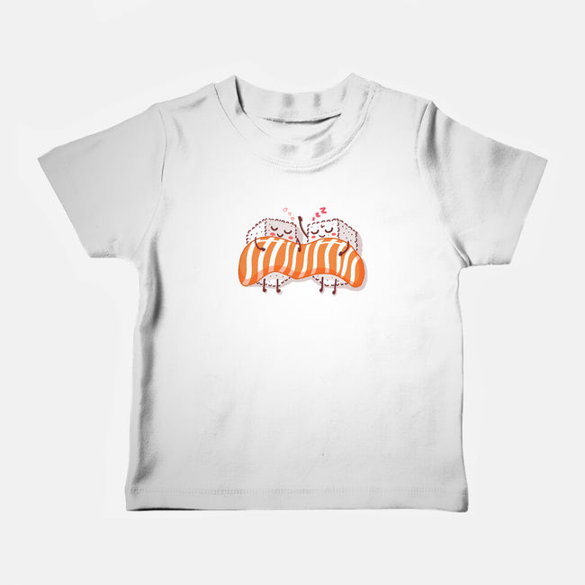 Sushi Lovers-baby basic tee-erion_designs