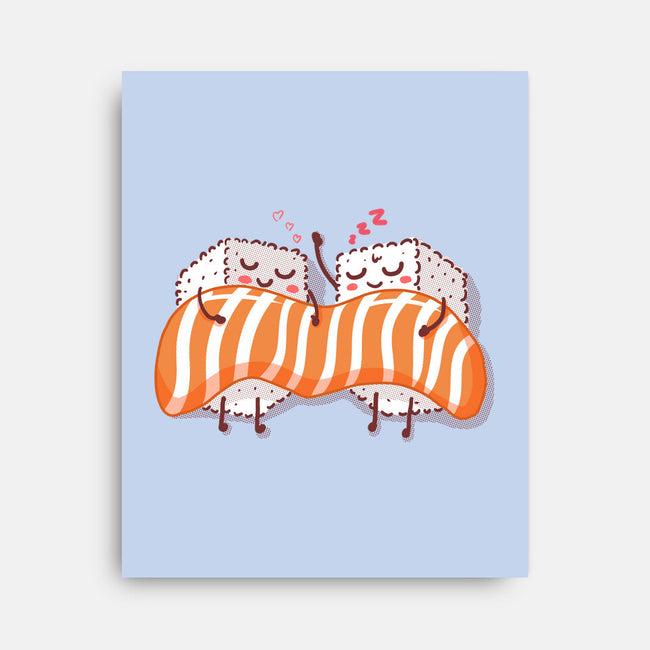 Sushi Lovers-none stretched canvas-erion_designs