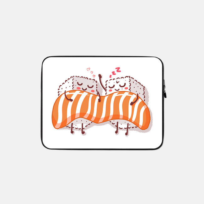 Sushi Lovers-none zippered laptop sleeve-erion_designs