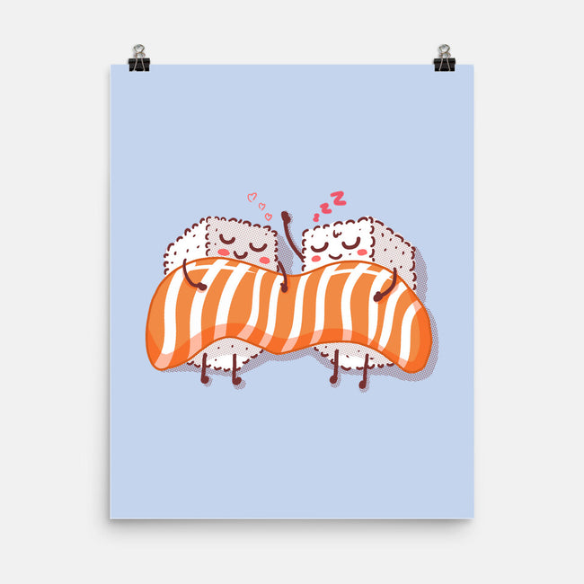 Sushi Lovers-none matte poster-erion_designs