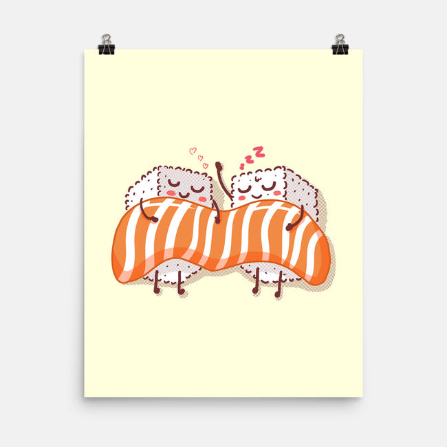 Sushi Lovers-none matte poster-erion_designs