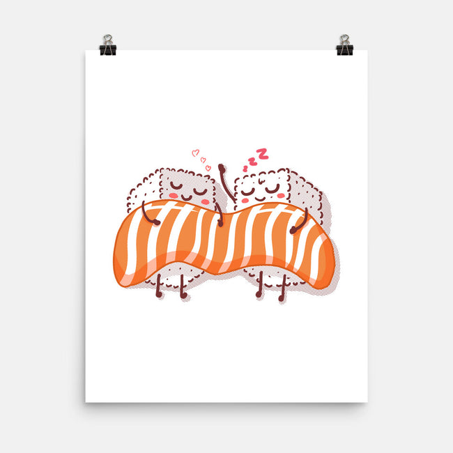 Sushi Lovers-none matte poster-erion_designs