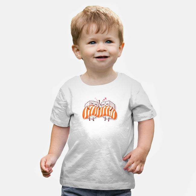 Sushi Lovers-baby basic tee-erion_designs