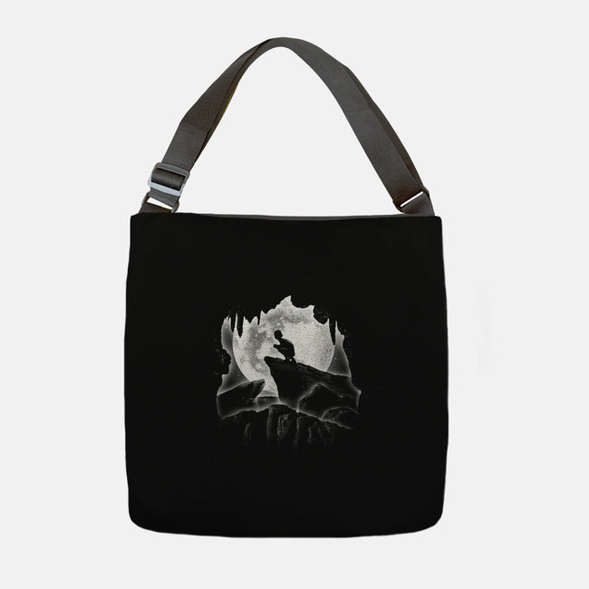 Moonlight Cave-none adjustable tote bag-fanfreak1