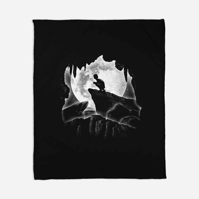 Moonlight Cave-none fleece blanket-fanfreak1